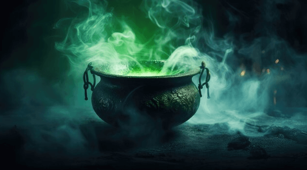 Clipart:-Akvhrribda= Witches Cauldron