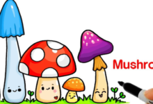 Cute:7ziqkivryto= Mushroom Drawing